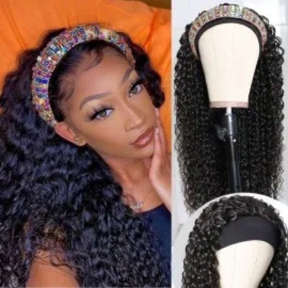Human hair headband wig from (Julia hair)